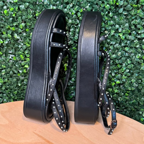 NWT Stuart Weitzman Summerlift Pearl Platform Ankle Strap Sandals Size 7 - Picture 4 of 12